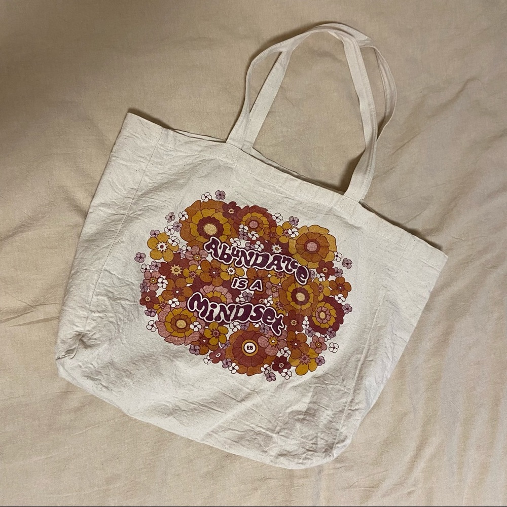 Abundance is a mindset tote bag
